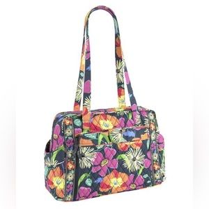 Vera Bradley Jazzy Blooms Make a Change Baby Diaper Bag NWT